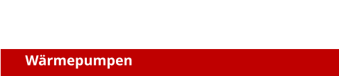 Wärmepumpen